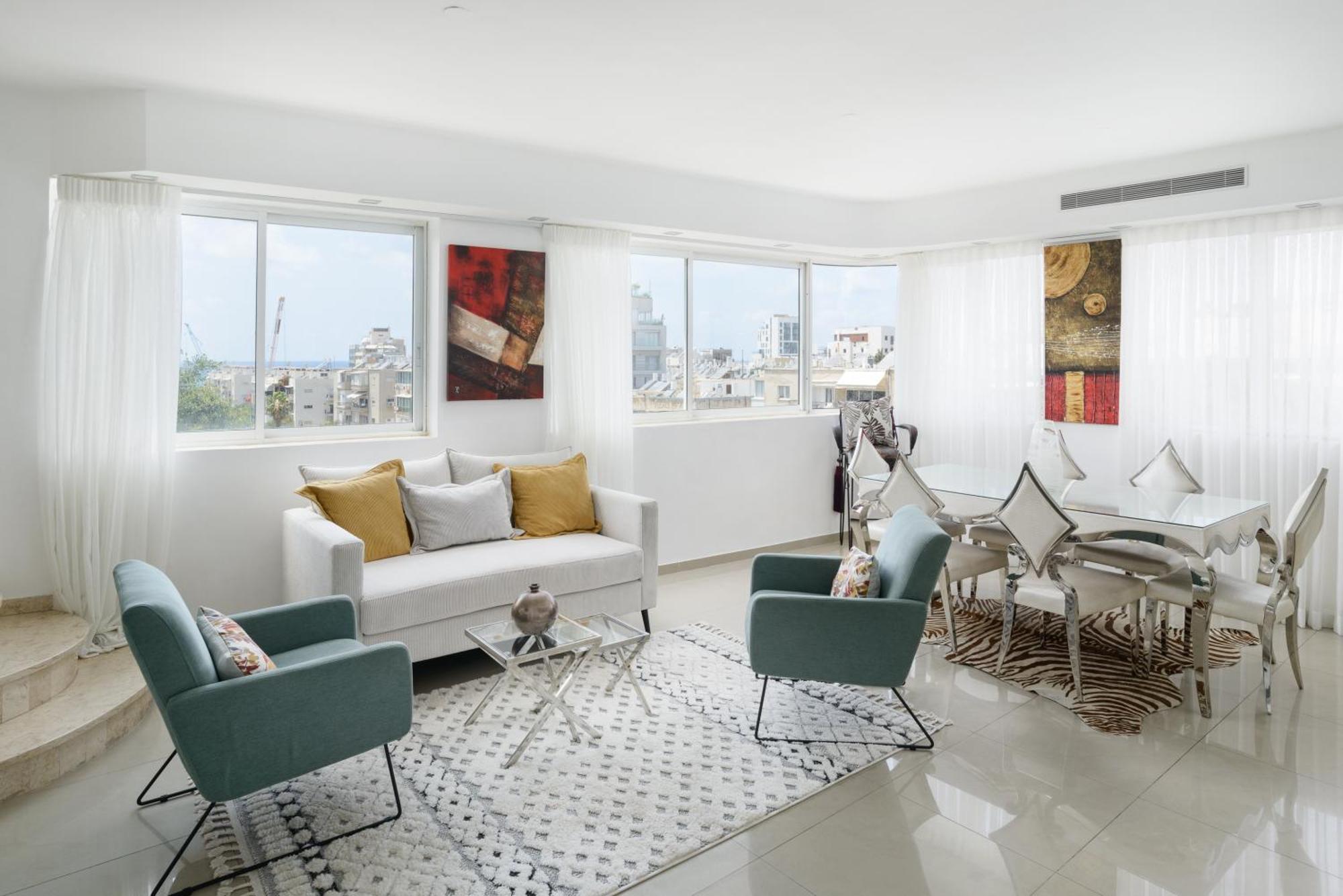 Penthouse With Panoramic View By Feelhome 텔아비브 외부 사진