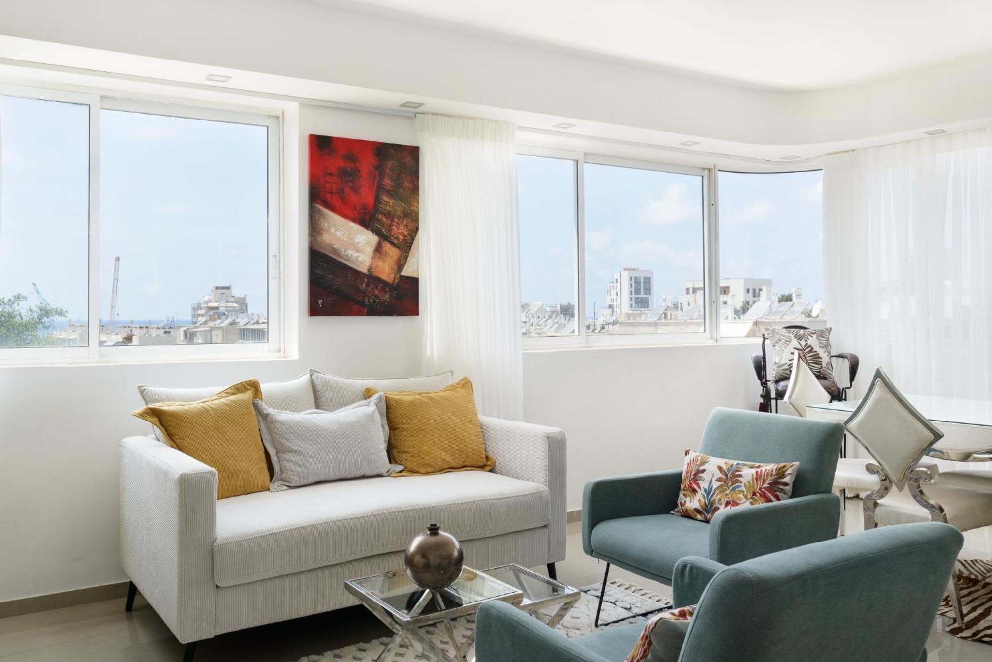 Penthouse With Panoramic View By Feelhome 텔아비브 외부 사진