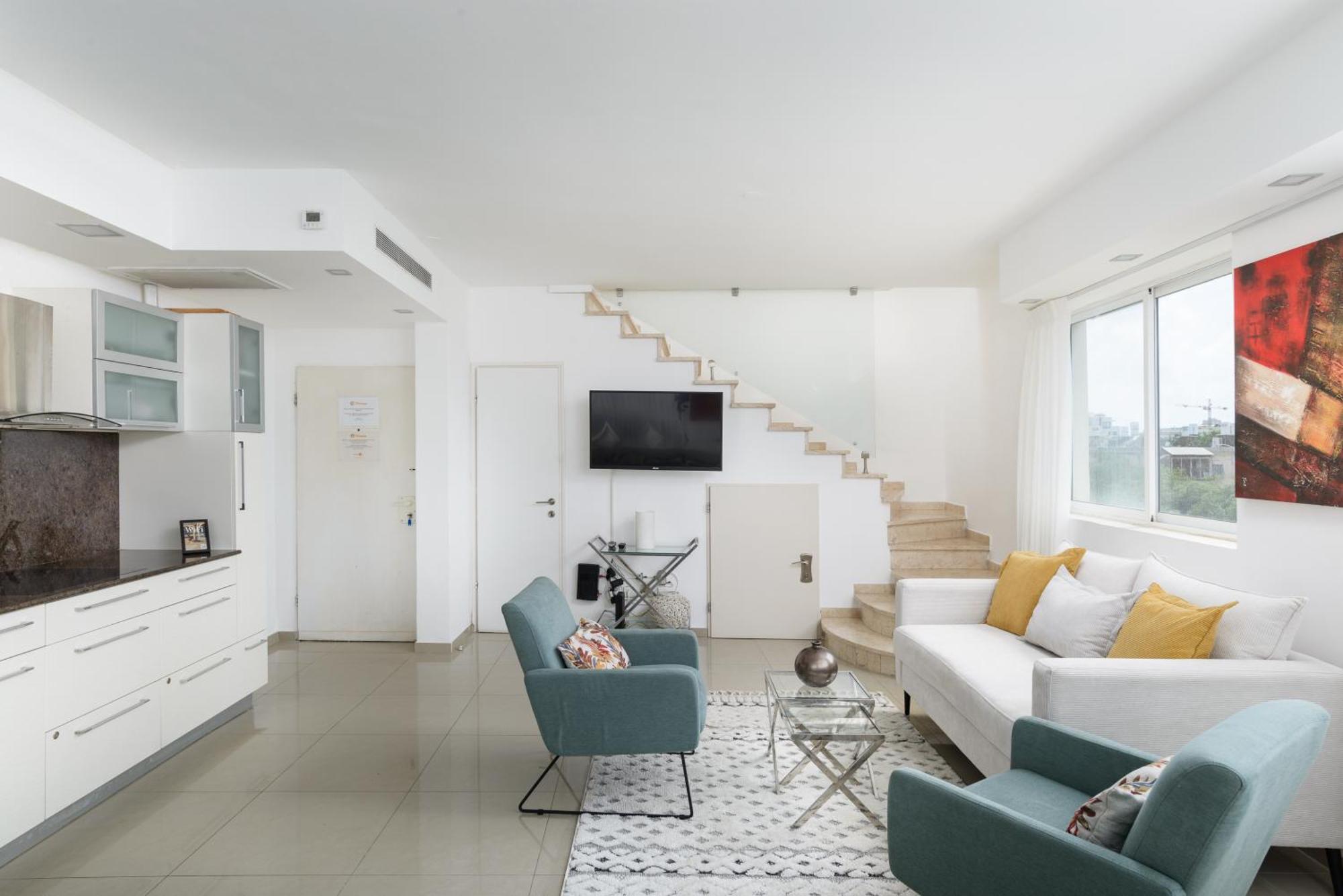 Penthouse With Panoramic View By Feelhome 텔아비브 외부 사진
